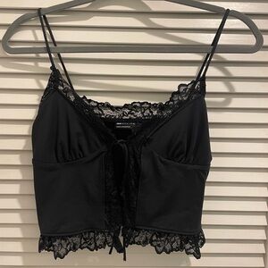 Asos Design Black Lace Trim Camisole